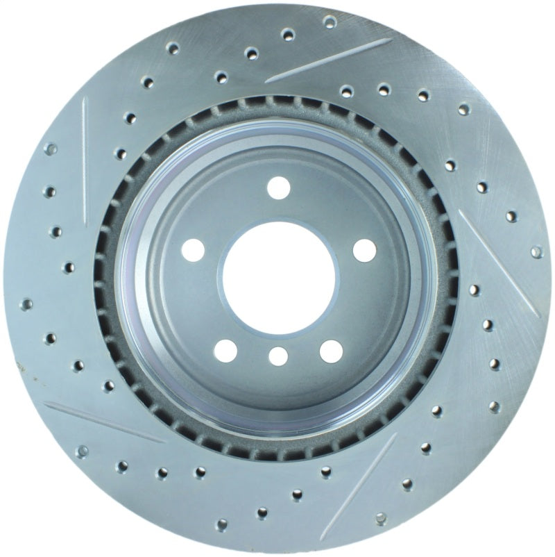 Disque de frein arrière gauche ventilé, fendu et percé StopTech Select Sport 07-13 pour BMW 335i