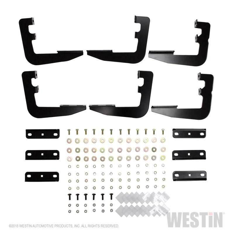 Kit de montage de marchepied Westin 2019 Ram 1500 Quad/Crew Cab (sauf Ram 1500 Classic 2019) - Noir