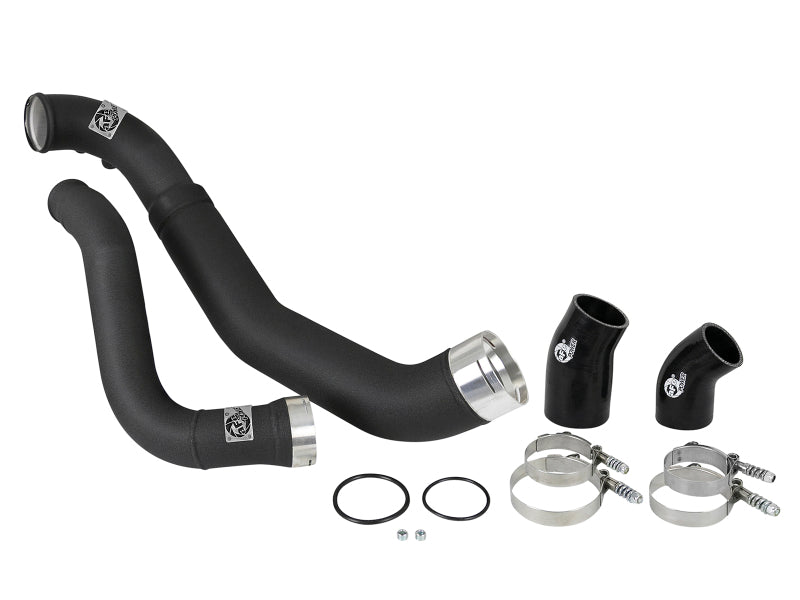 Tube côté froid de refroidisseur intermédiaire aFe Bladerunner 3,5 po-3 po noir - 18-19 Ford F-150 V6-3,0 L (td)
