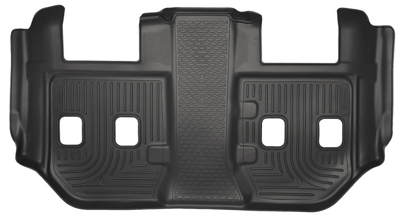 Revêtements de sol de troisième siège noirs Husky Liners 2015 Chevrolet/GMC Suburban/Yukon XL WeatherBeater