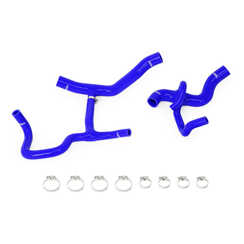 Kit de durites de radiateur en silicone Mishimoto 2016+ Chevrolet Camaro V6 (avec pack de refroidissement HD) - Bleu
