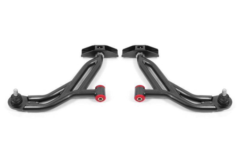 BMR Suspension 05-14 Ford Mustang Lower A-Arms - Black Hammertone - Non-Adjustable BMR Suspension