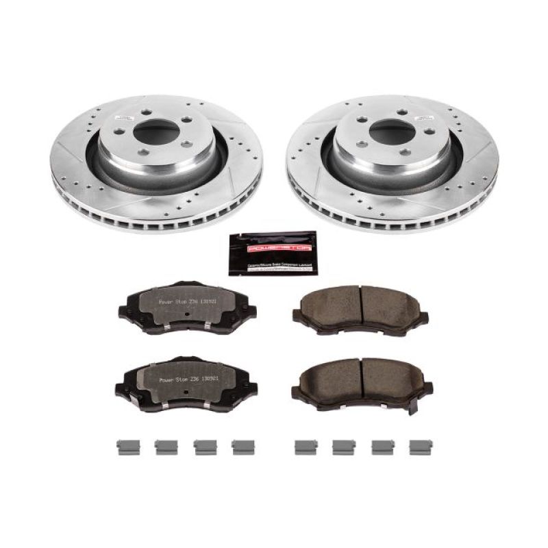 Kit de freins avant Power Stop 09-11 pour camion et remorquage Dodge Nitro Z36