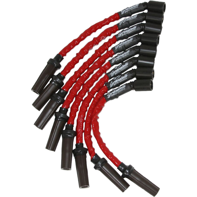 Kit de connexion à bobine haute performance près de la prise Granatelli 99-23 GM Truck/SUV V8 (sauf 8,1 L) avec câble de 9 po/gaine rouge
