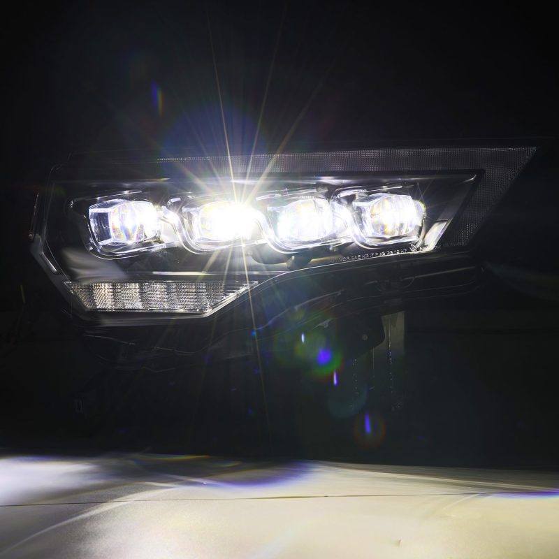 AlphaRex 14-22 Toyota 4Runner (conventionnel requis 2021) NOVA LED Proj HL Blk avec feux d'activité et feux de position + SB DRL