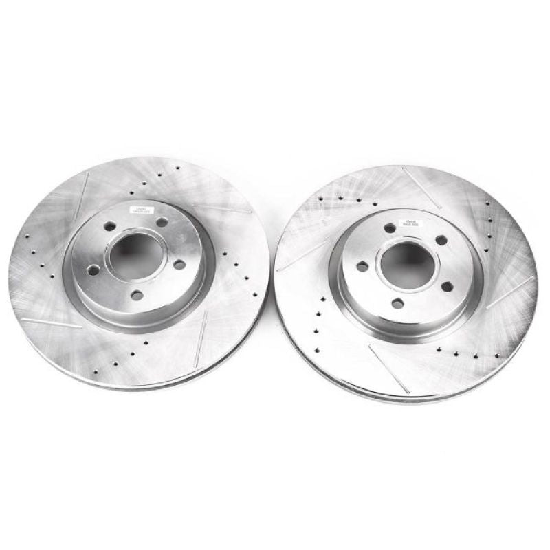 Disques de frein avant Power Stop 13-19 Ford Escape Evolution percés et fendus - Paire