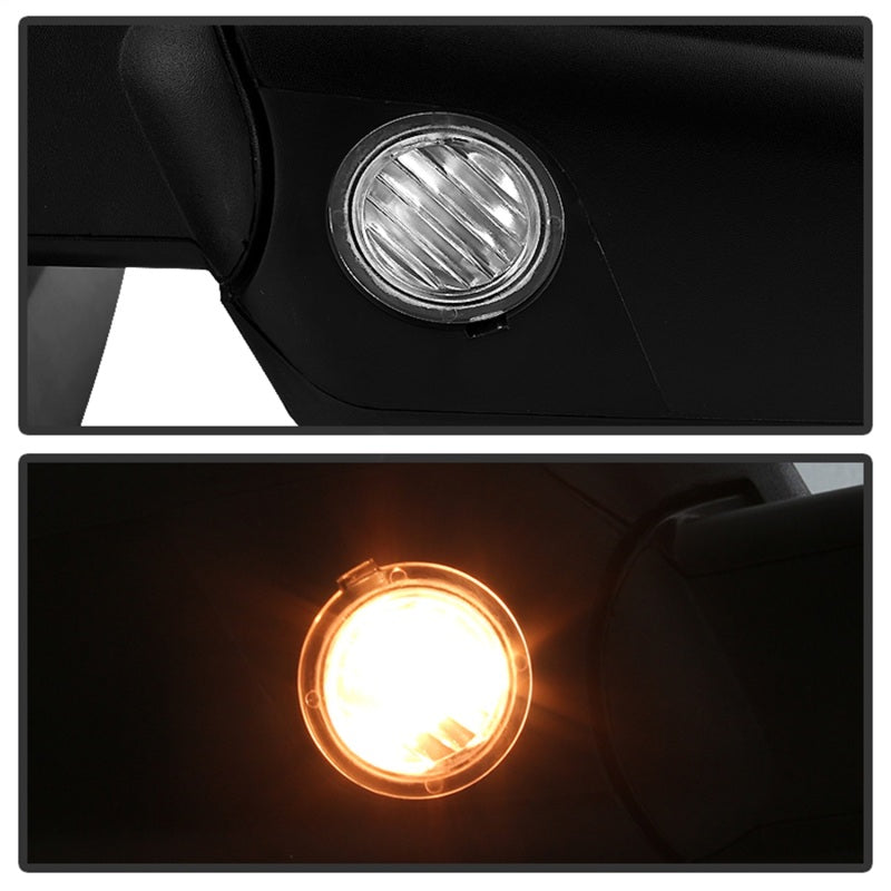 xTune Ford F150 07-14 Power Heated Amber LED Signal OE Mirror Right MIR-03349EH-P-R