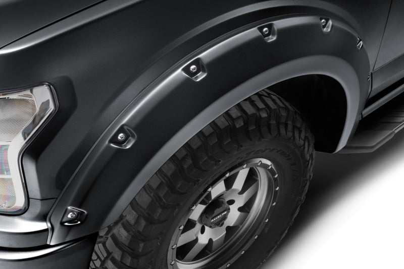 Élargisseurs de poche Bushwacker 18-19 Ford F-150, lot de 4 pièces - Noir ombré