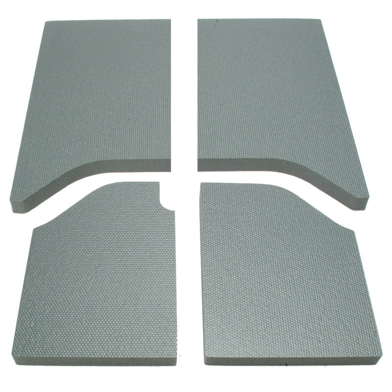 Tapis de toit pour Jeep Wrangler JK 2 portes DEI 11-18 - 4 pièces - Gris