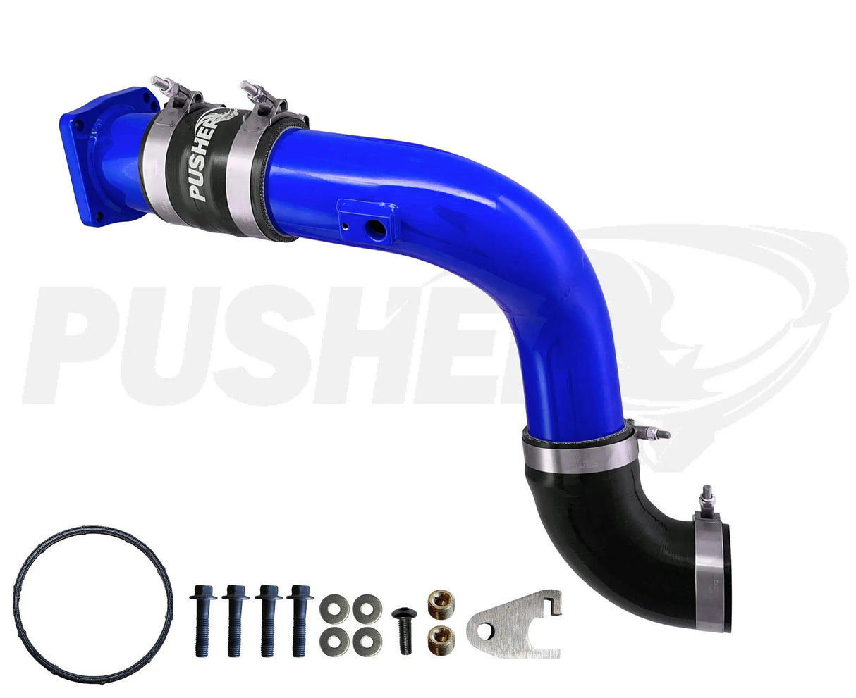 Pusher HD 3" Cold Side Charge Tube for 2017+ Ford F250/350 6.7L Powerstroke w/ Throttle Valve Replacement Platinum High Performance Solutions, LLC.