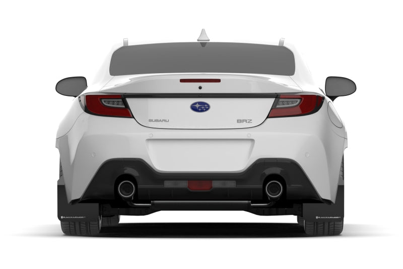 Bavette garde-boue Rally Armor 2022+ Subaru BRZ / 2022+ Toyota GR86 Black UR avec logo rouge