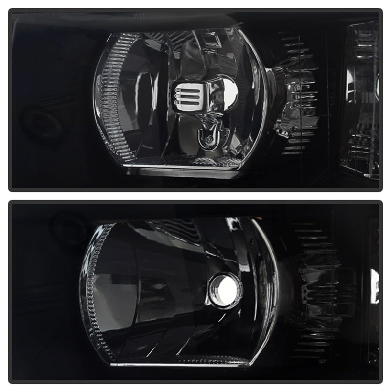 xTune Chevy Silverado 07-13 Crystal Headlights Black Smoked HD-JH-CS07-AM-BSM