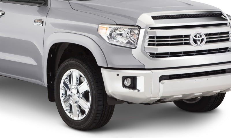 Élargisseurs de toit style OE Bushwacker 16-18 Toyota Tundra Fleetside - 4 pièces 66,7/78,7/97,6 po - Silver Sky