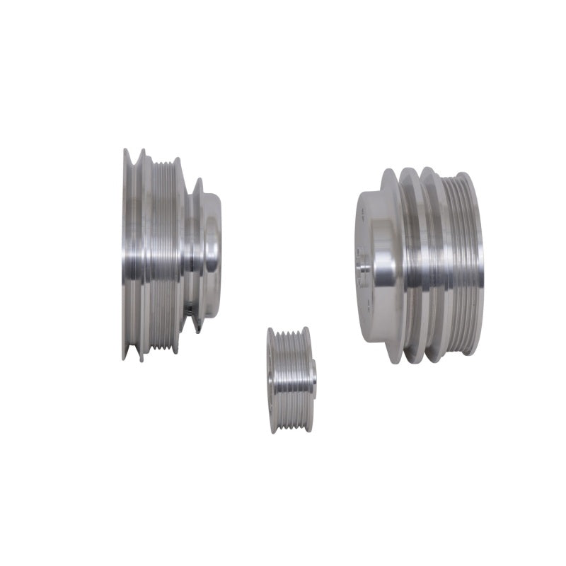 Kit de poulie de transmission inférieure BBK 85-97 GM Truck 305 350 - Aluminium CNC léger (3 pièces)