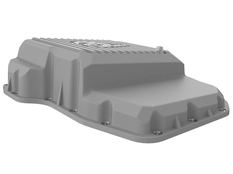 Carter de transmission aFe brut avec ailettes usinées 13-19 Dodge Diesel Trucks L6-6.7L (td)