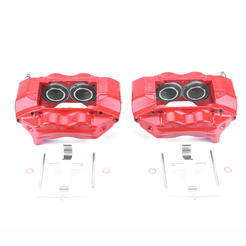 Étriers avant rouges Power Stop 96-02 Toyota 4Runner sans supports - Paire