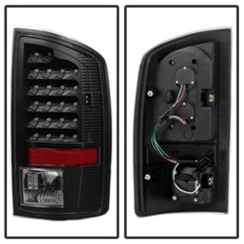 xTune Dodge Ram 02-06 1500 / Ram 2500/3500 03-06 LED Tail Light Black ALT-JH-DR02-LED-BK