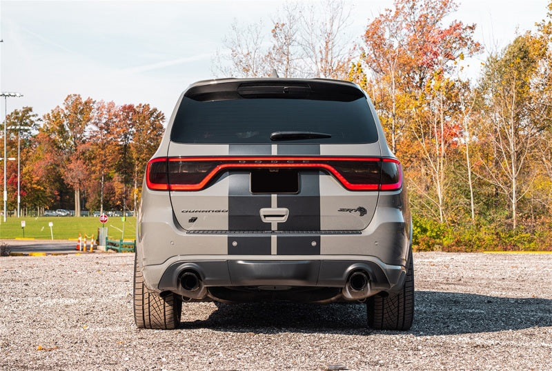 Corsa 21-22 Dodge Durango SRT Hellcat Cat-Back 2,75 pouces Double sortie arrière Xtreme 4,5 pouces Embouts PVD noirs