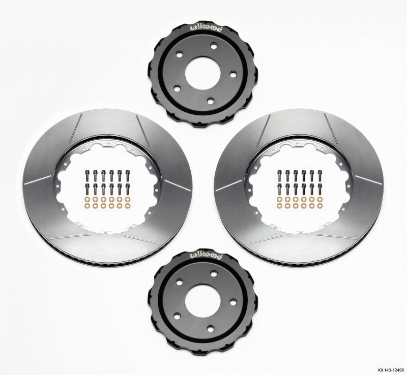 Kit chapeau/rotor Wilwood avant 2006-Up Corvette C6-Z06 (chapeau 2 pièces/arrière)