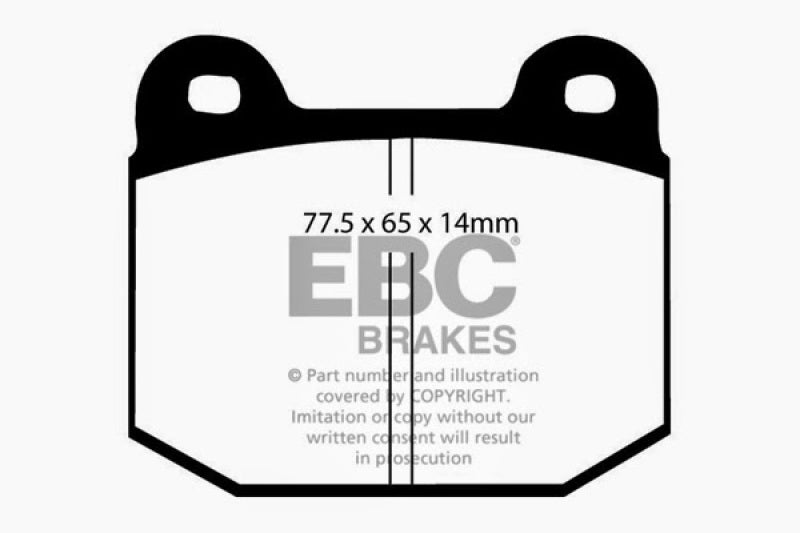 Plaquettes de frein avant Redstuff EBC 08+ Lotus 2-Eleven 1.8 Supercharged