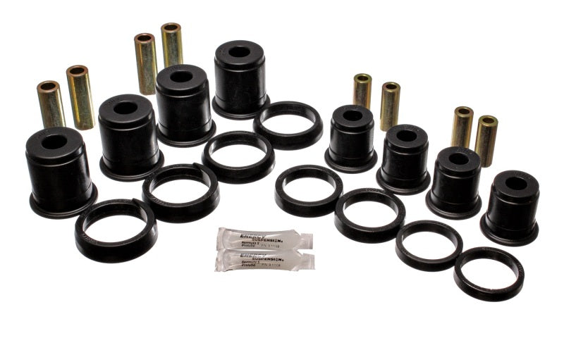 Bagues de bras de suspension avant noires pour Jeep Cherokee/Wagoneer/Comanche 2WD 84-01 Energy Suspension