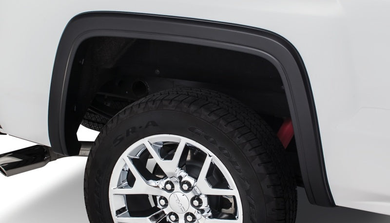 Élargisseurs de benne Bushwacker 07-14 GMC Sierra 2500 HD Fleetside de style OE, 2 pièces, 78,7/97,6 po - Noir