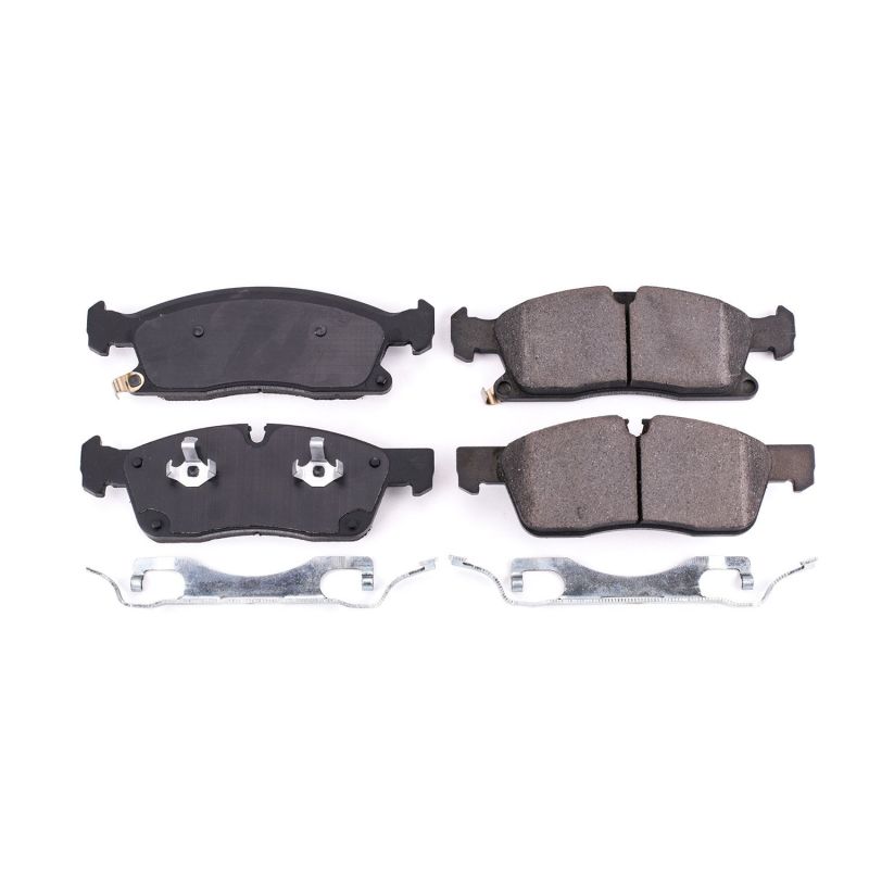 Plaquettes de frein avant Power Stop 2017 Dodge Durango Z17 Evolution en céramique avec matériel