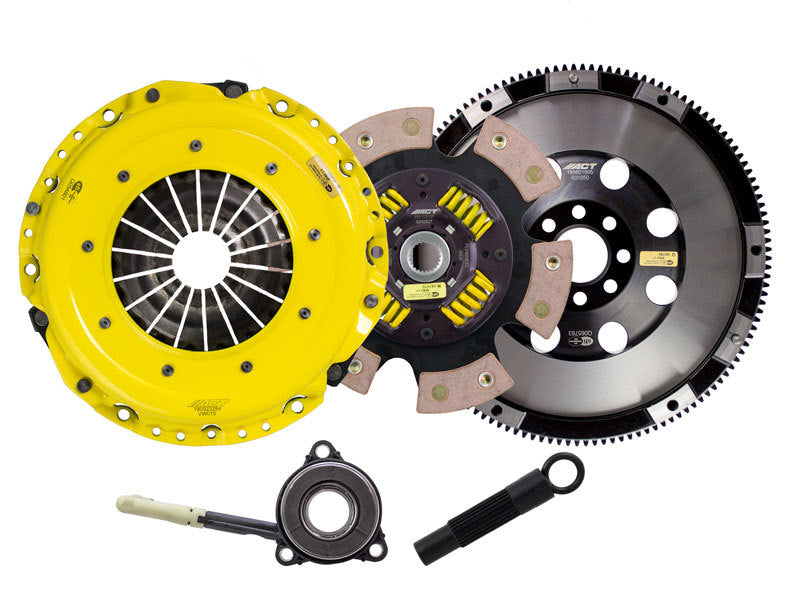 Kit d'embrayage rigide à 6 plaquettes ACT 15-17 Volkswagen GTI/Golf R XT/Race