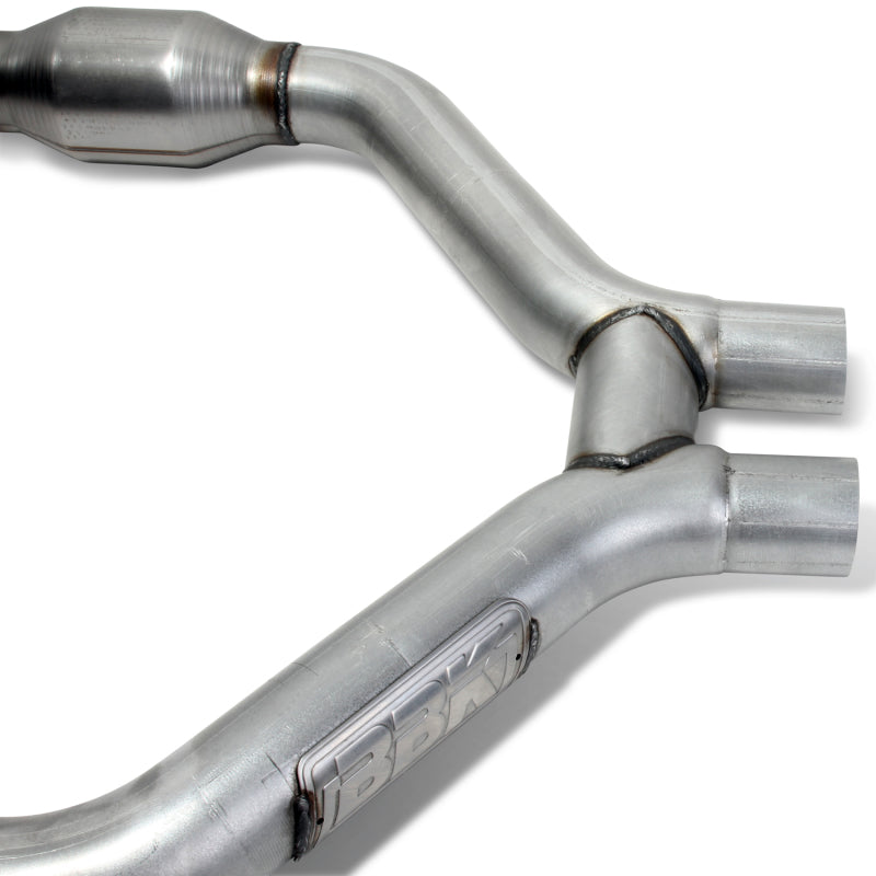 BBK 2015-16 Mustang V6 Short Mid H Pipe avec convertisseurs (à utiliser avec les collecteurs de la série 1642)