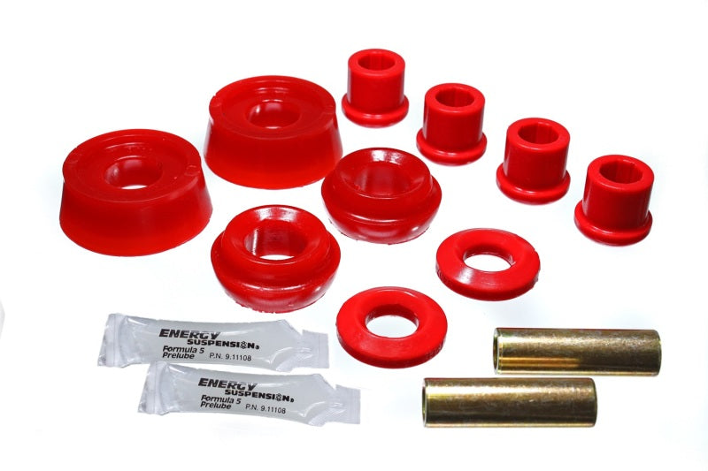 Bague de bras de suspension inférieur et supérieur avant rouge néon Energy Suspension 01-05 PT Cruiser / 03-04 Dodge