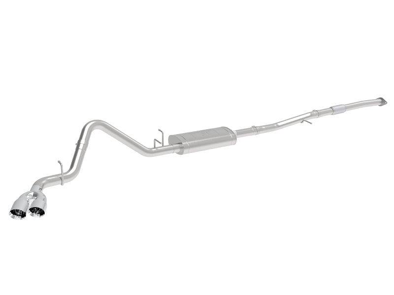 aFe Vulcan Series 3 1/2in 304 SS Cat-Back 13-19 Ford Transit V6 3.5 Twin Turbo avec embout poli