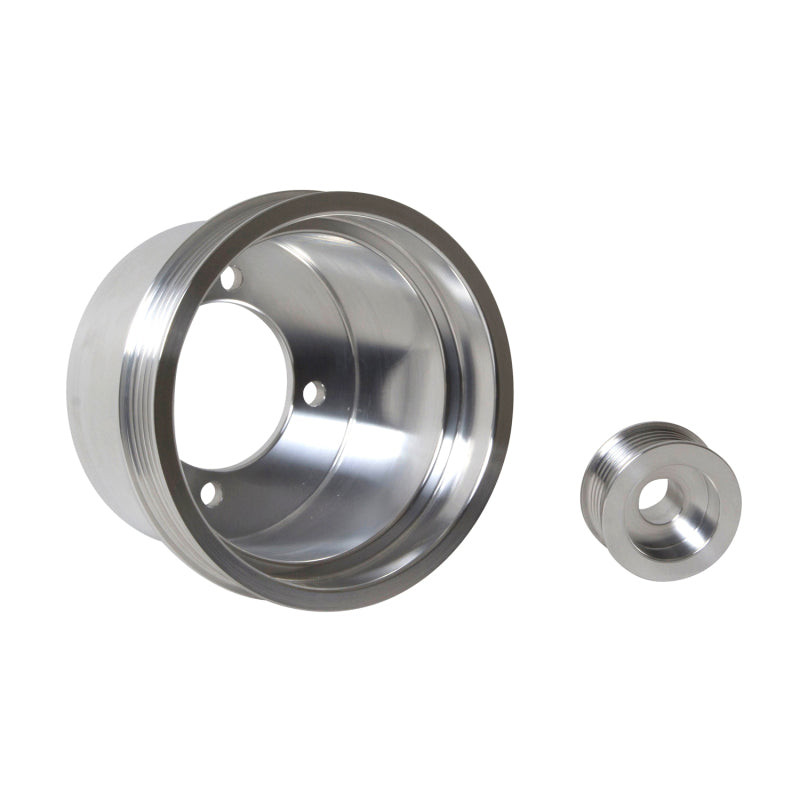 Kit de poulie de transmission BBK 94-98 Mustang 3.8 V6 - Aluminium CNC léger (2 pièces)