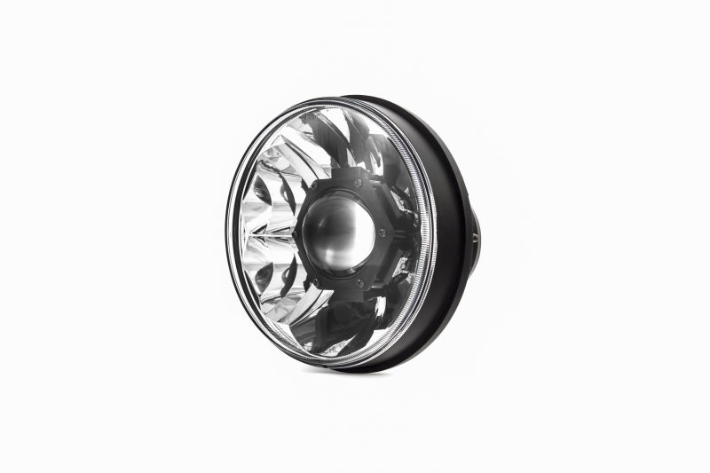 Phare de rechange KC HiLiTES 07-18 Jeep JK 7 pouces Gravity LED Pro approuvé DOT (simple)