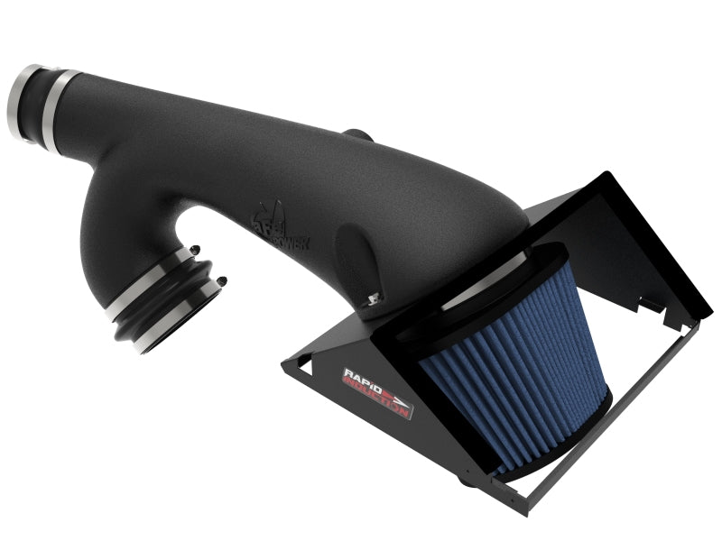 Système d'admission d'air froid à induction rapide aFe avec filtre Pro 5R 2021+ Ford F-150 V6-3,5 L (tt)