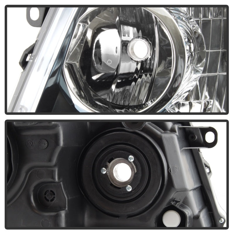 xTune Toyota Highlander 04-06 (Non Hybrid Models) OEM Style Headlights Chrome HD-JH-THIGH04-AM-C