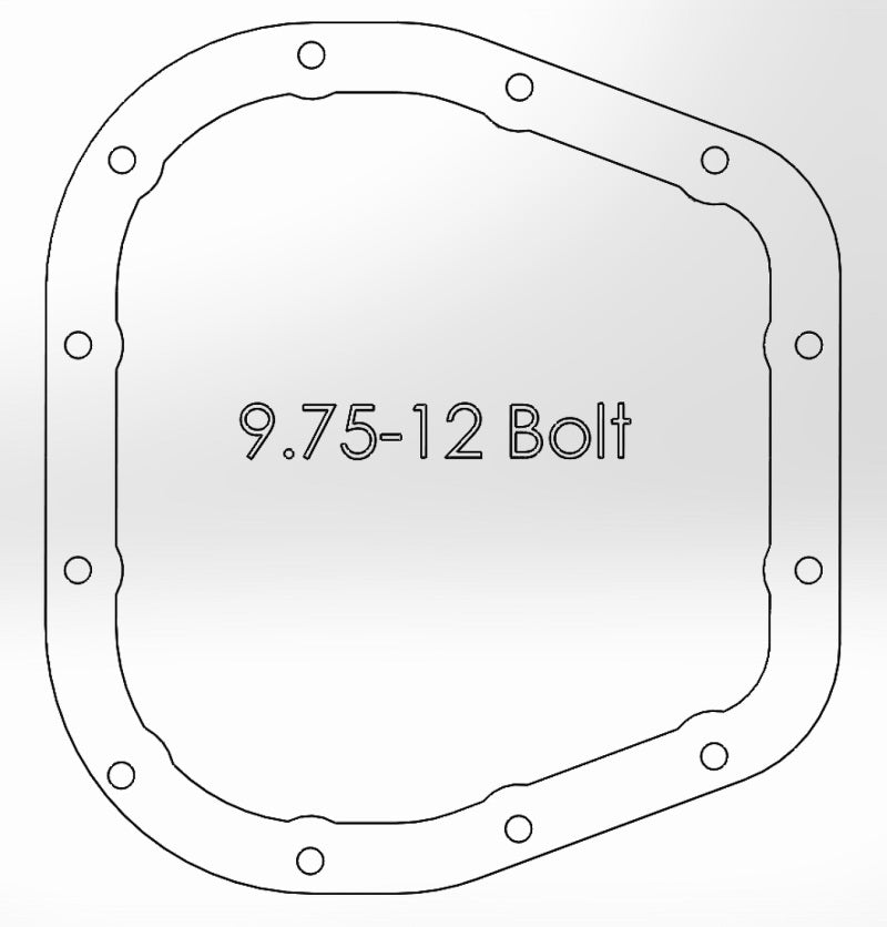 Couvercle de différentiel arrière aFe Power (usiné) 12 boulons 9,75 pouces 11-13 Ford F-150 EcoBoost V6 3,5 L (TT)