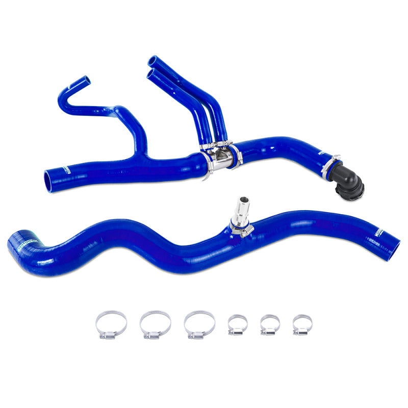 Kit de tuyaux de refroidissement en silicone bleu Mishimoto 17-19 Ford Raptor 3,5 L EcoBoost