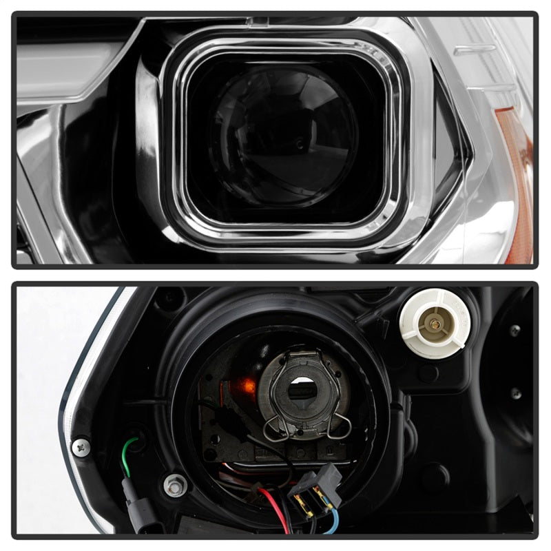 Phares de projecteur halogènes Spyder Dodge Durango 11-13 uniquement - Chrome PRO-YD-DDU11SI-C