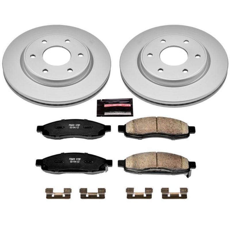 Kit de freins avant Power Stop 05-07 Infiniti QX56 avec revêtement Z17 Evolution Geomet