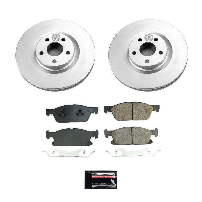 Kit de freins avant Power Stop 17-20 Lincoln Continental avec revêtement Z17