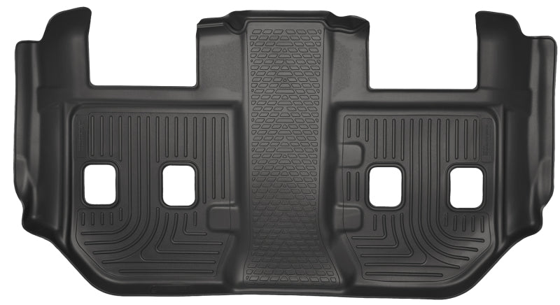 Revêtements de sol de troisième siège noirs Husky Liners 2015 Chevrolet/GMC Suburban/Yukon XL WeatherBeater