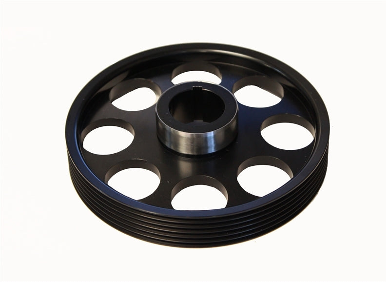 Poulie de vilebrequin légère Torque Solution (noire) : Hyundai Genesis Coupé 3.8 2010+