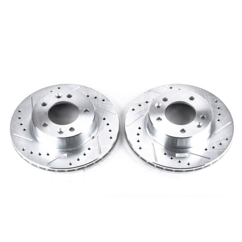 Disques de frein avant Power Stop 86-91 Mazda RX-7 Evolution percés et fendus - Paire