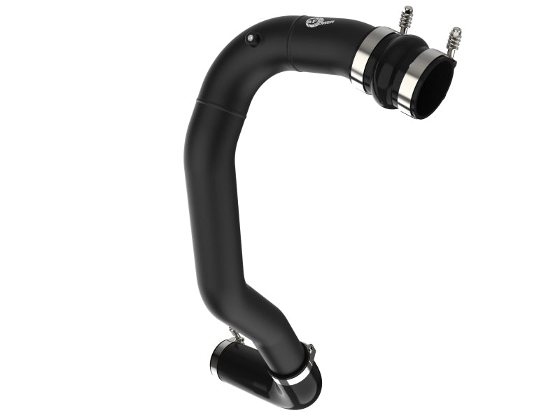 aFe 08-10 Ford Trucks V8-6.4L (td) BladeRunner 3 IN Aluminum Hot Charge Pipe - Black