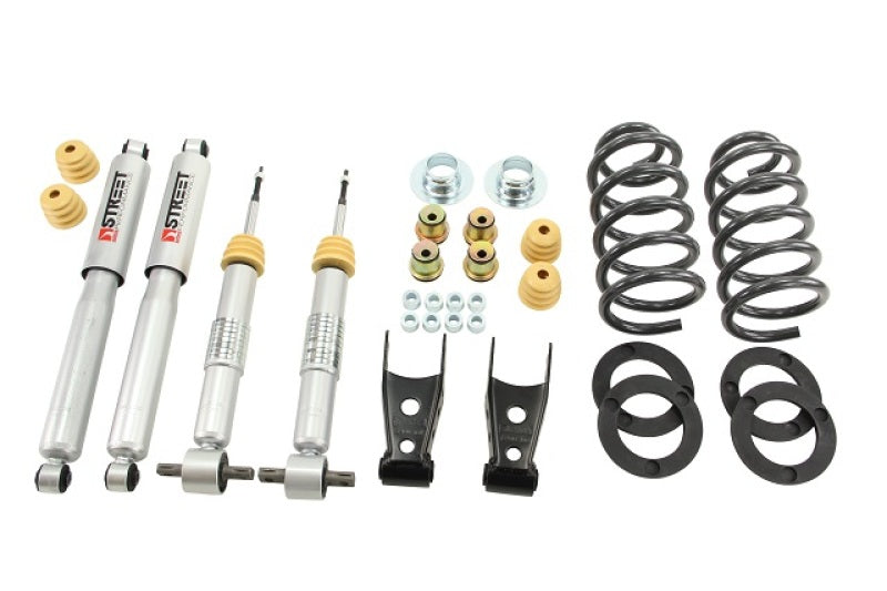 KIT D'ABAISSEMENT Belltech 14+ Chevy Silverado (cabine standard) 2WD 1-2 po avant/2-3 po arrière avec amortisseurs de rue