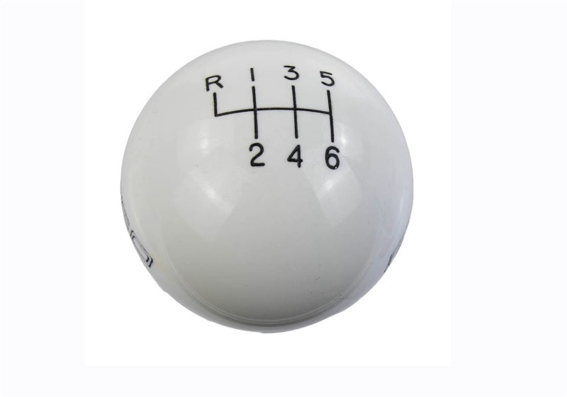 Pommeau de levier de vitesse Ford Performance GT350 6 vitesses – Blanc