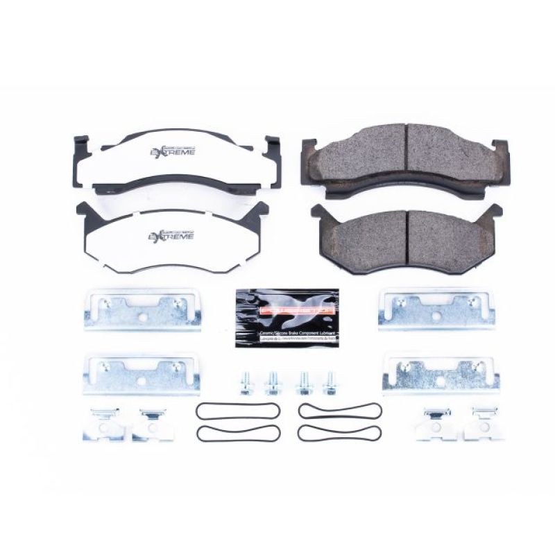 Plaquettes de frein Power Stop 80-82 pour camion et remorquage Chrysler Town & Country Z36 avec quincaillerie
