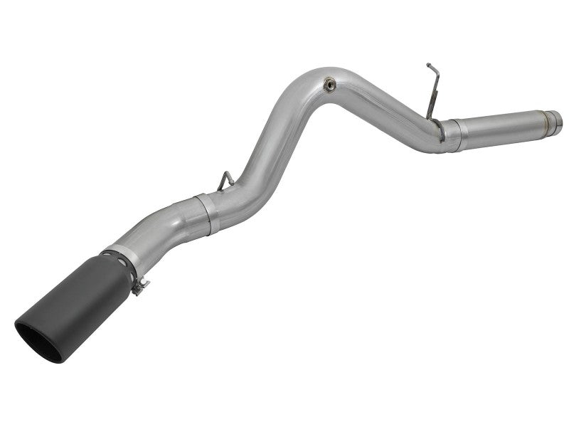 Échappements aFe LARGE Bore HD 5 pouces DPF-Back SS avec embouts noirs 16-17 GM Diesel Truck V8-6.6L (td) LML/L5P