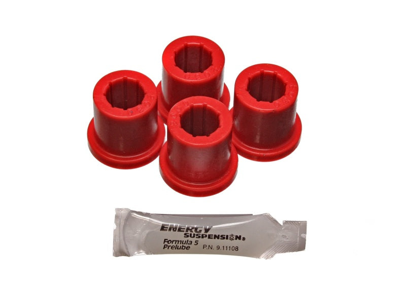 Kit de bagues de manille de cadre de ressort arrière rouge pour Toyota Pick Up 80-87 Energy Suspension
