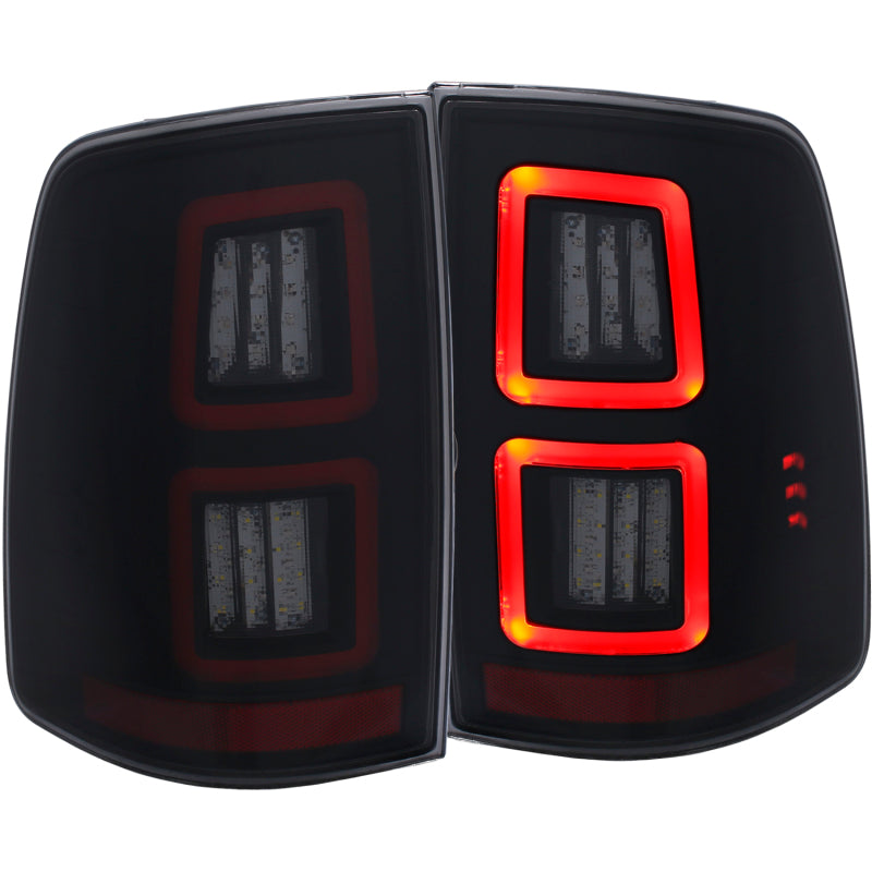 Feux arrière à LED ANZO 13-17 Dodge Ram 1500/2500/3500 Fumés
